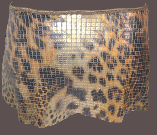 Noir leopard skirt
